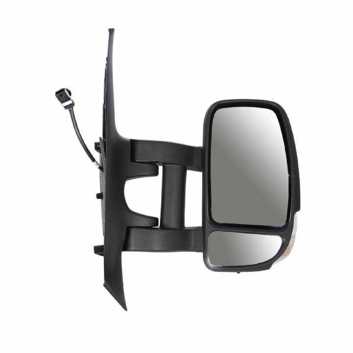 Vauxhall Movano Drivers Right Long Arm Door Mirror with Temperature Sensor 2010 On 9 Pin Version